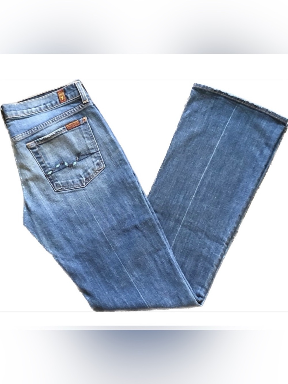 7 For All Mankind The OG Bootcut Diamond Embroidered Pocket Jean